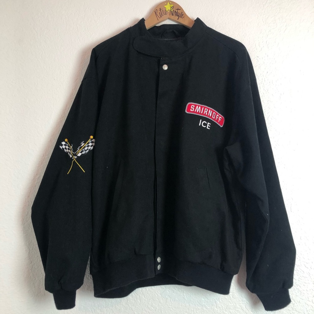 🌟 Vtg 🌟 Smirnoff Ice Jeff Hamilton Racing Jacket